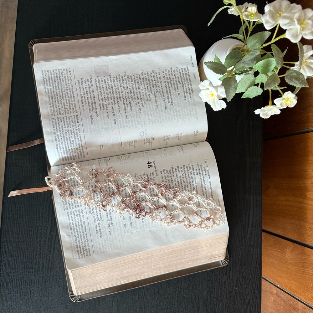 Handcrafted Lace Bookmark